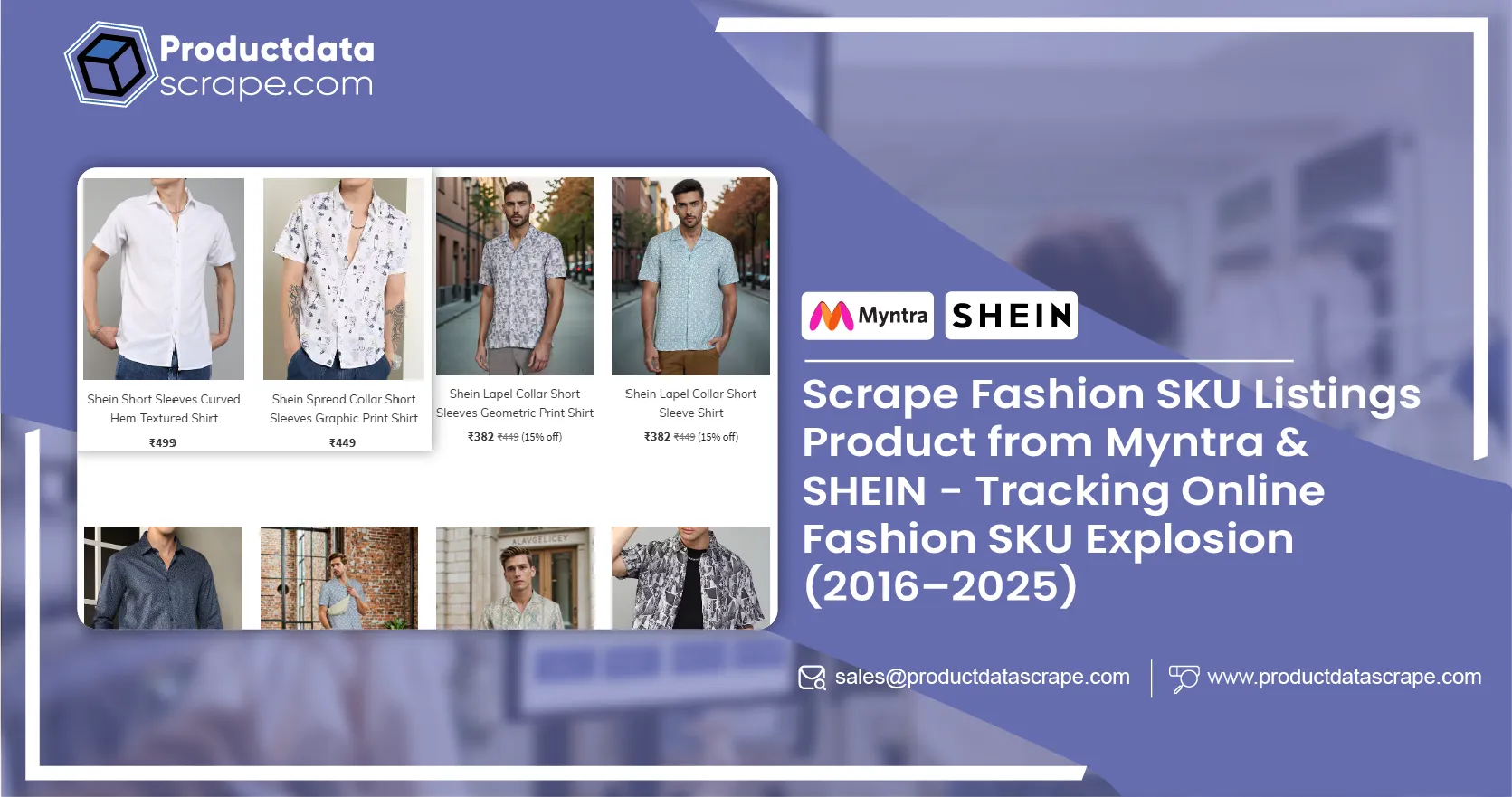 Scrape Fashion SKU Listings Product from Myntra & SHEIN - Tracking Online Fashion SKU-01